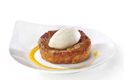 Crème glacée fleur d'oranger pavot