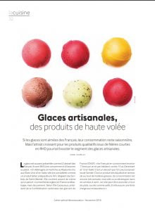 Glaces artisanales, des produits de haute volée