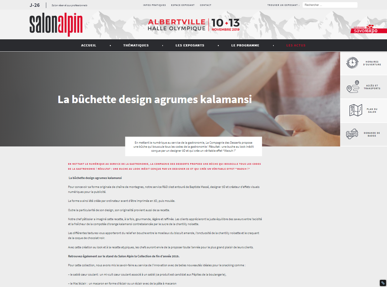La bûchette design agrumes kalamansi