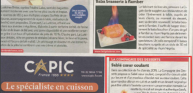 Baba rose au marc de champagne 