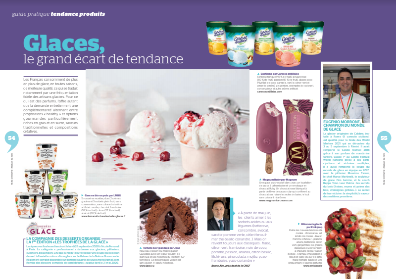 La Compagnie des Desserts organise la 1ère édition des Trophées de la Glace
