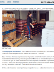 La Compagnie des Desserts endulza el confinamiento en Madrid