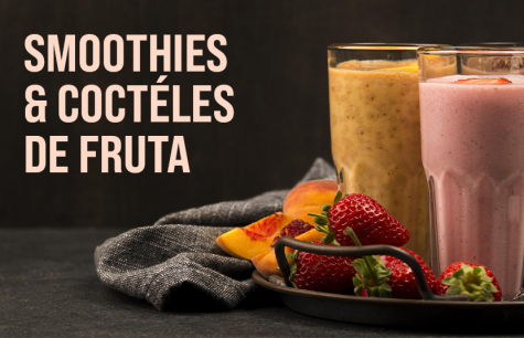 Batidos y cócteles con fruta natural