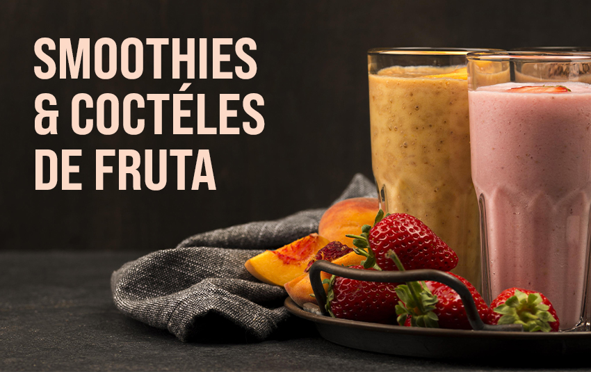 Batidos y cócteles con fruta natural