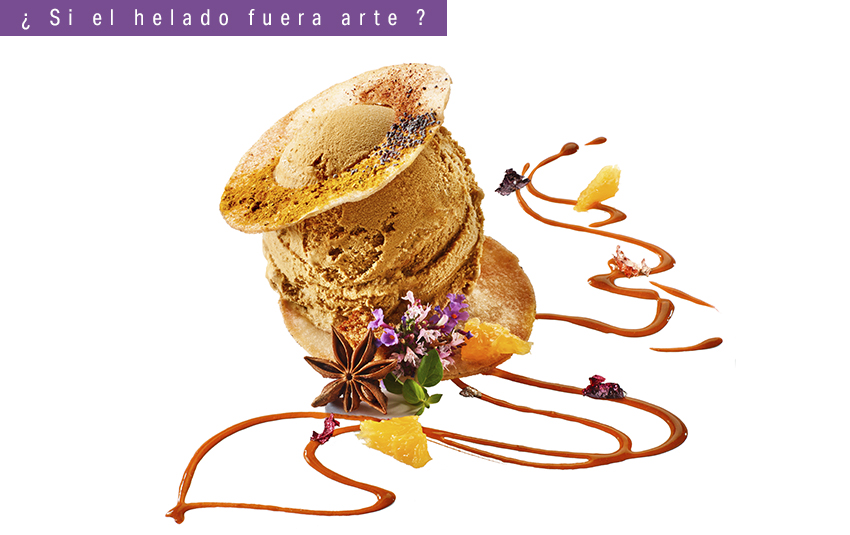 ¡Feliz Febrero! Idea de emplatado con helado de regaliz
