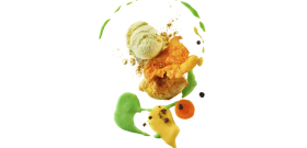 ¡Feliz Marzo! Idea de emplatado con helado de coco curry