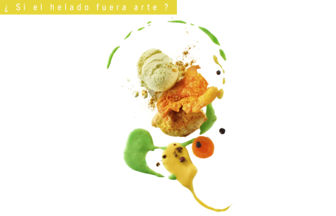 ¡Feliz Marzo! Idea de emplatado con helado de coco curry