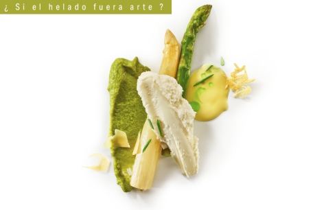 ¡Feliz Abril! Idea de emplatado con sorbete de aceite de oliva