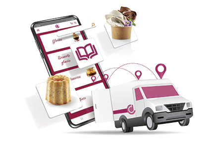 Nouveau : prise de commande depuis le smartphone via l’application mobile
