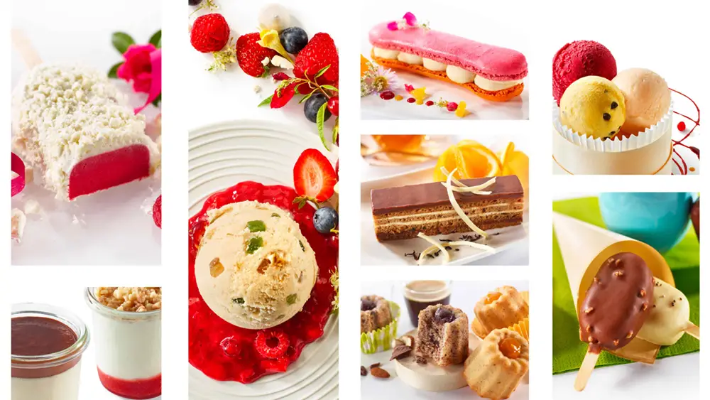 Exemple de desserts de notre catalogue